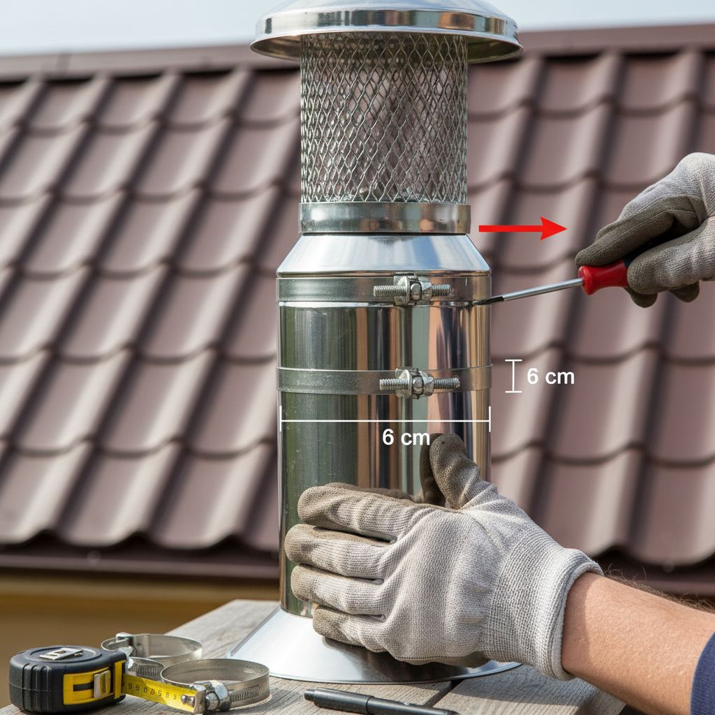  Шаг 5: Монтаж крепления к трубе