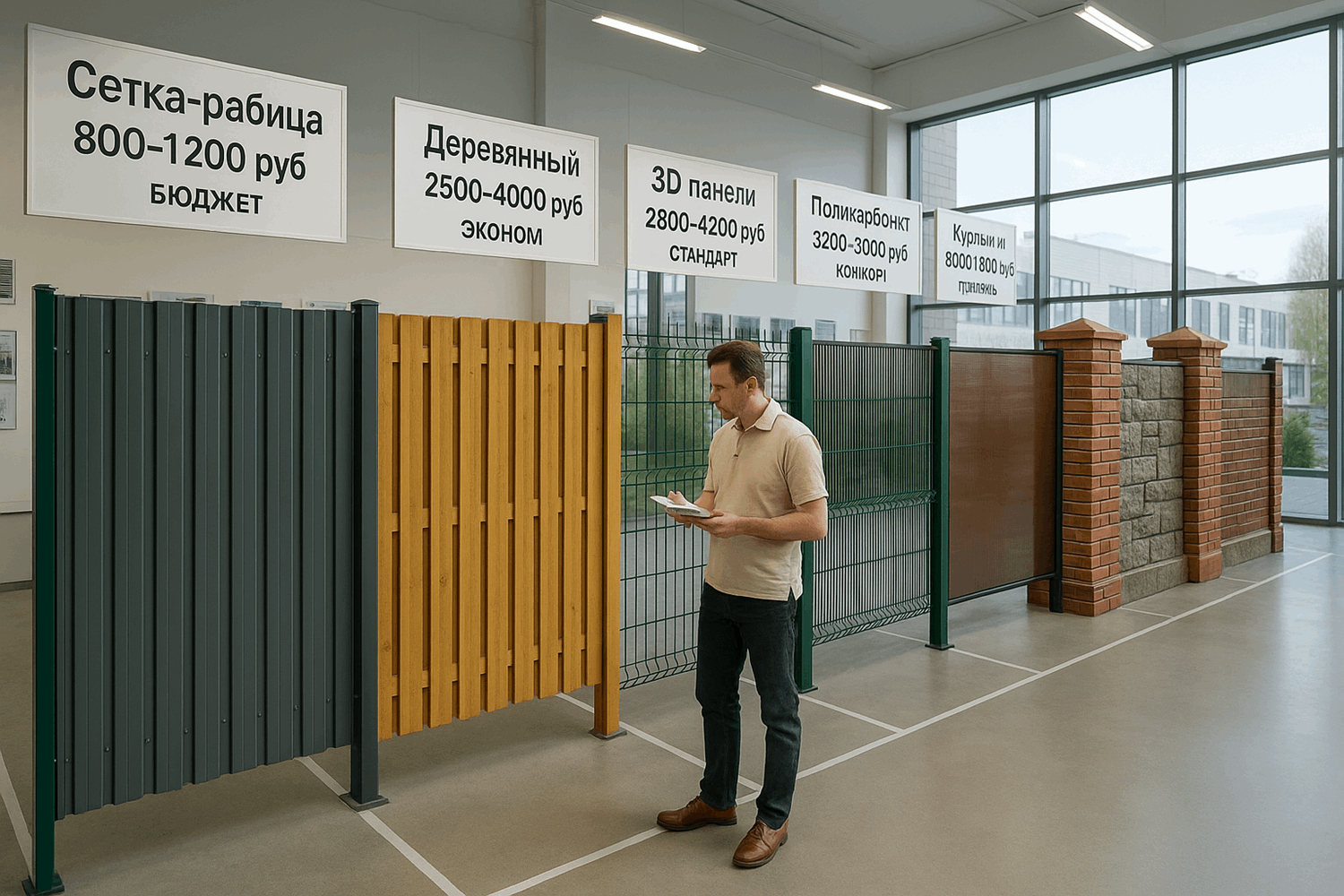 15 материалов для забора: от 500₽ до 15 000₽ за метр