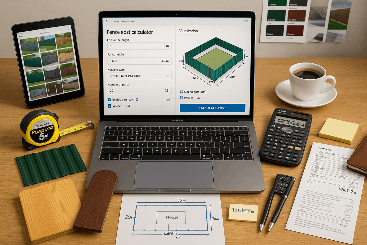 Калькулятор: сколько стоит ваш забор