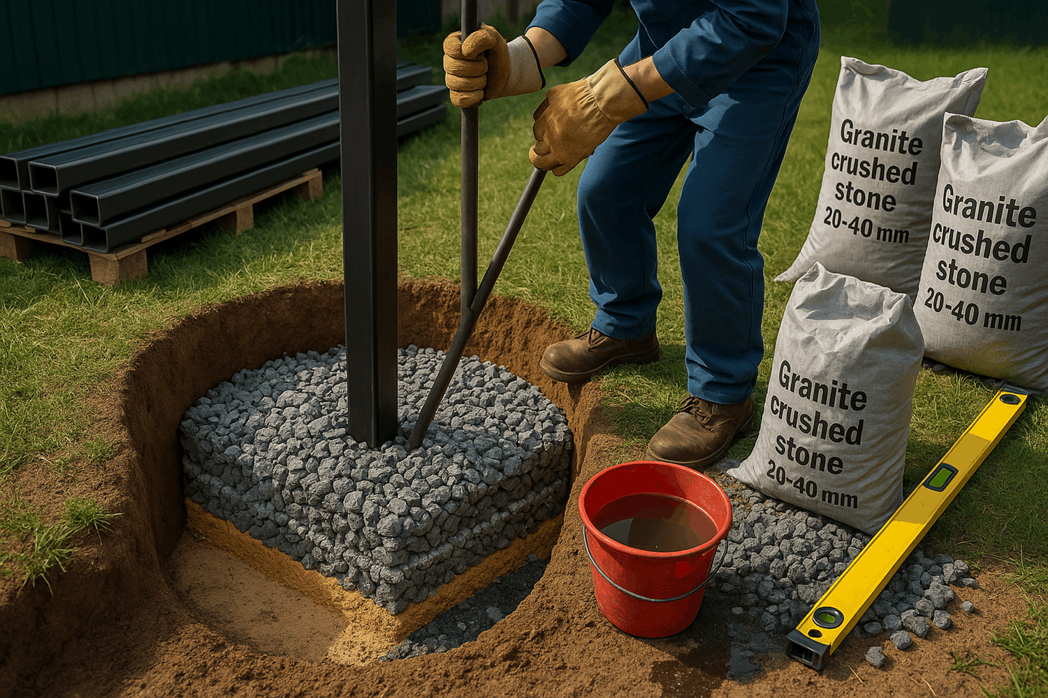  Способ 6. Забутовка вместо бетонирования