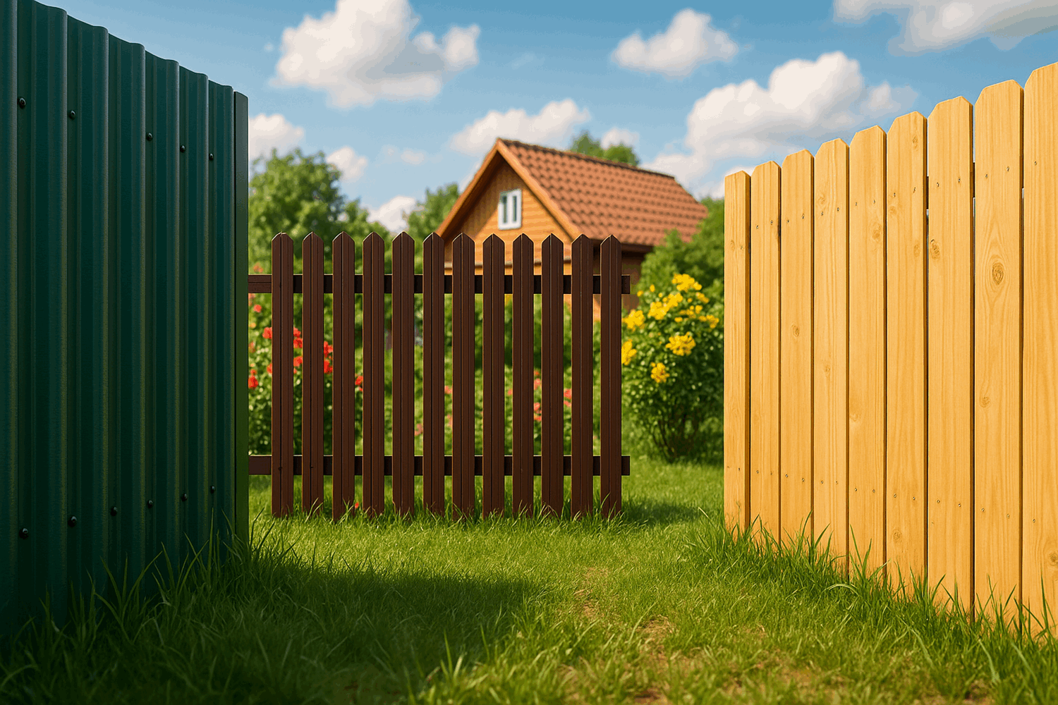 Из чего сделать забор на даче: выбираем материал