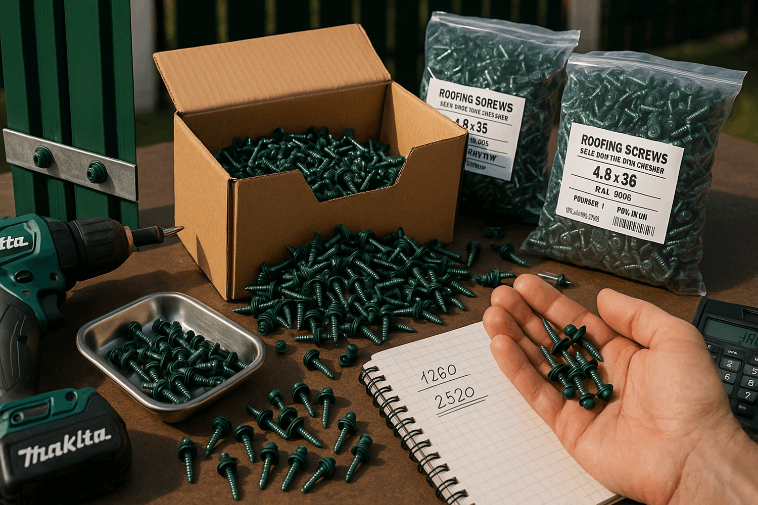  Крепёж: сколько саморезов понадобится