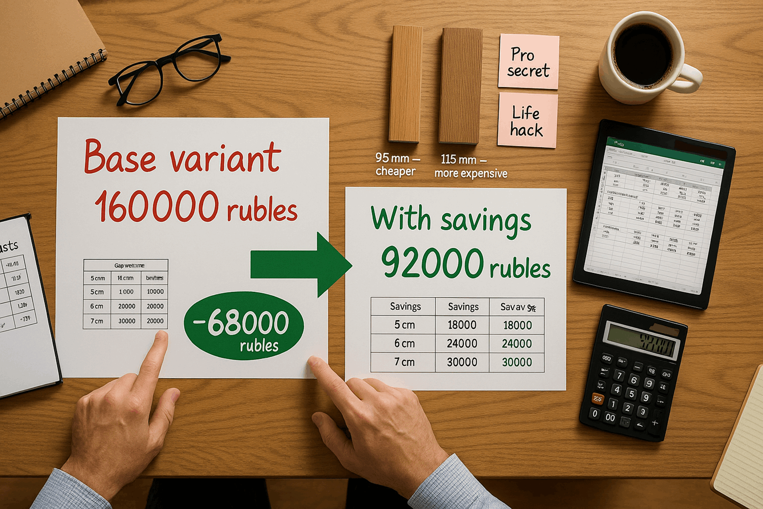 Секреты профи: как сэкономить 10-15% материала