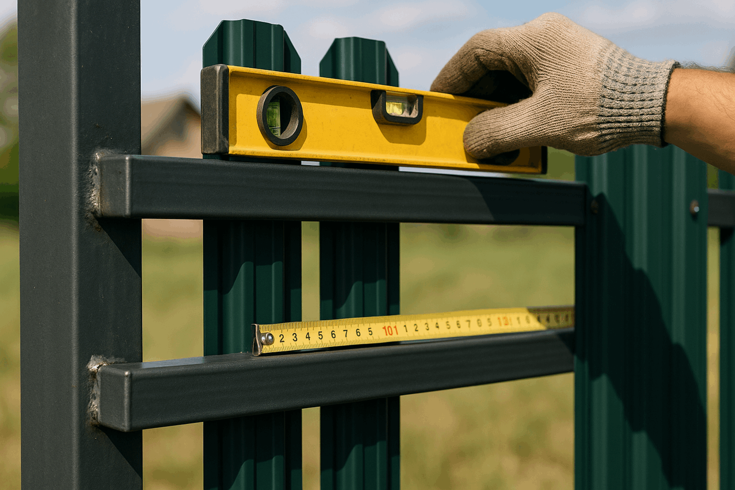  Сколько нужно лаг (поперечин) для забора