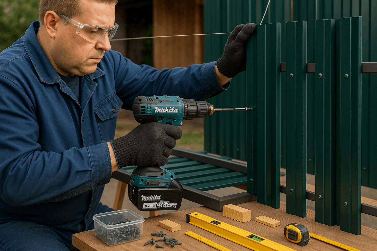  Монтаж штакетника — крепим правильно