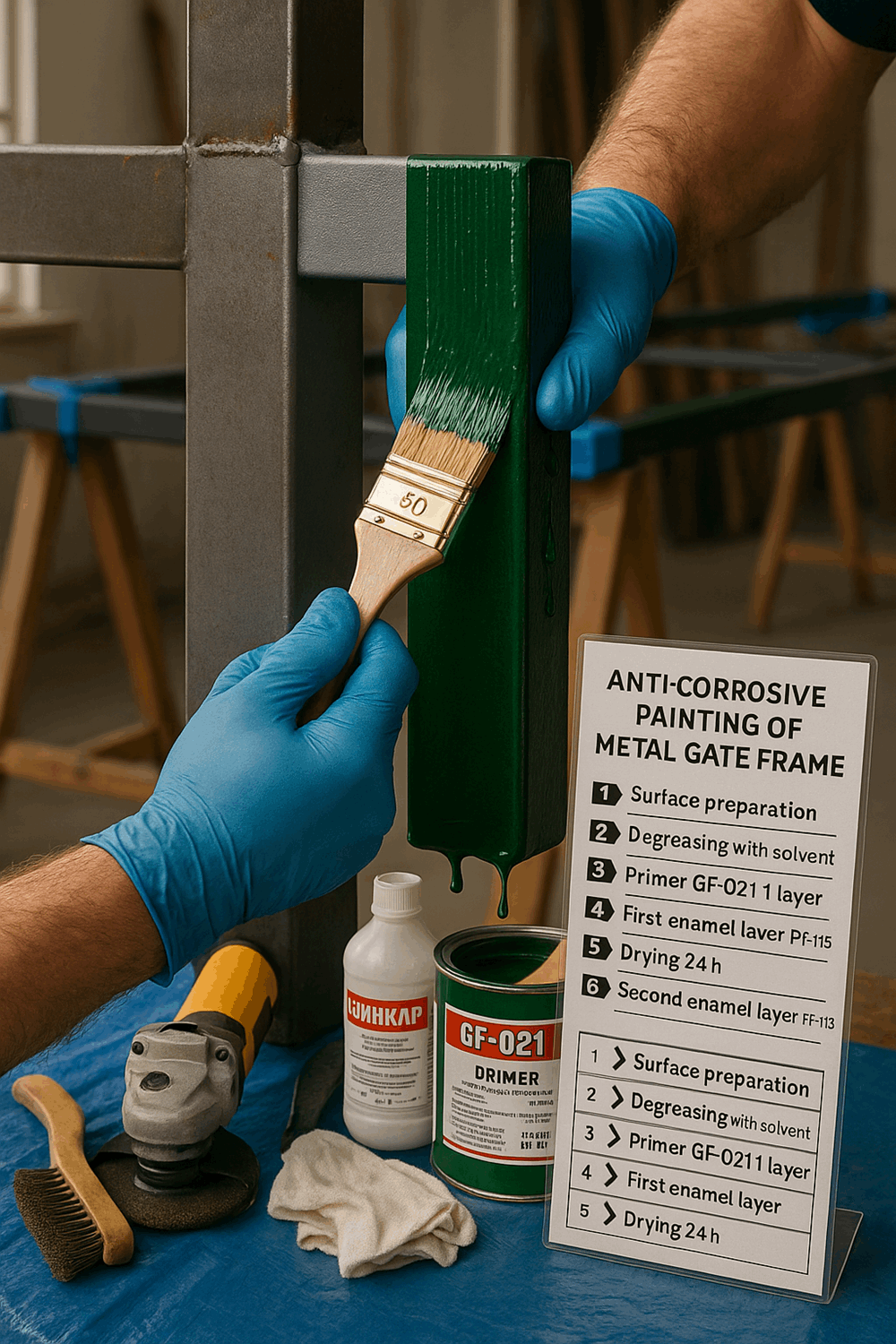  Покраска и защита металла