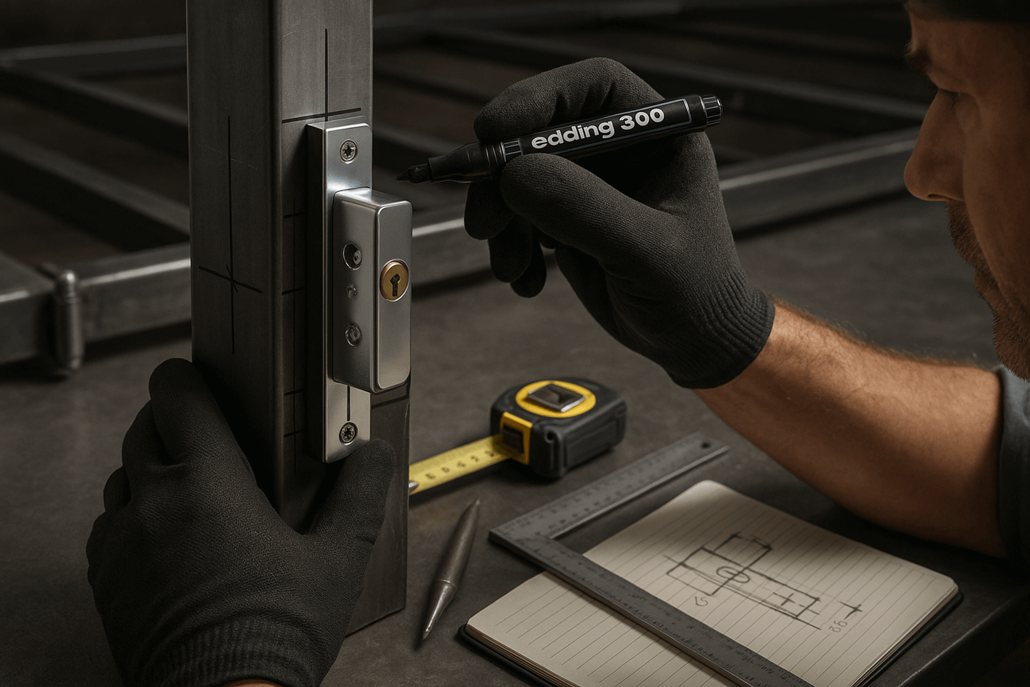 Установка замка в калитку — подробная инструкция