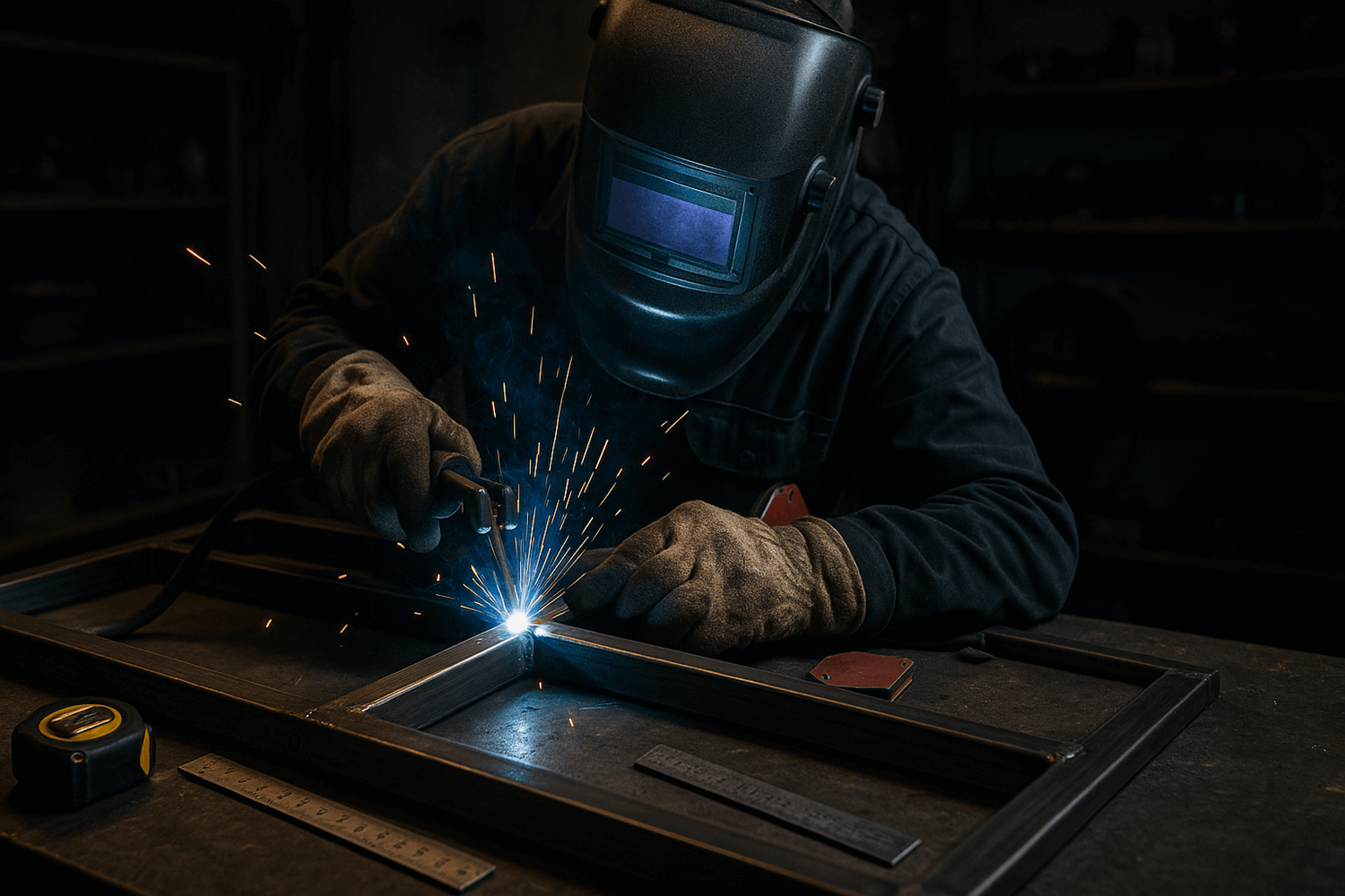 Калитка из профильной трубы: от чертежа до покраски