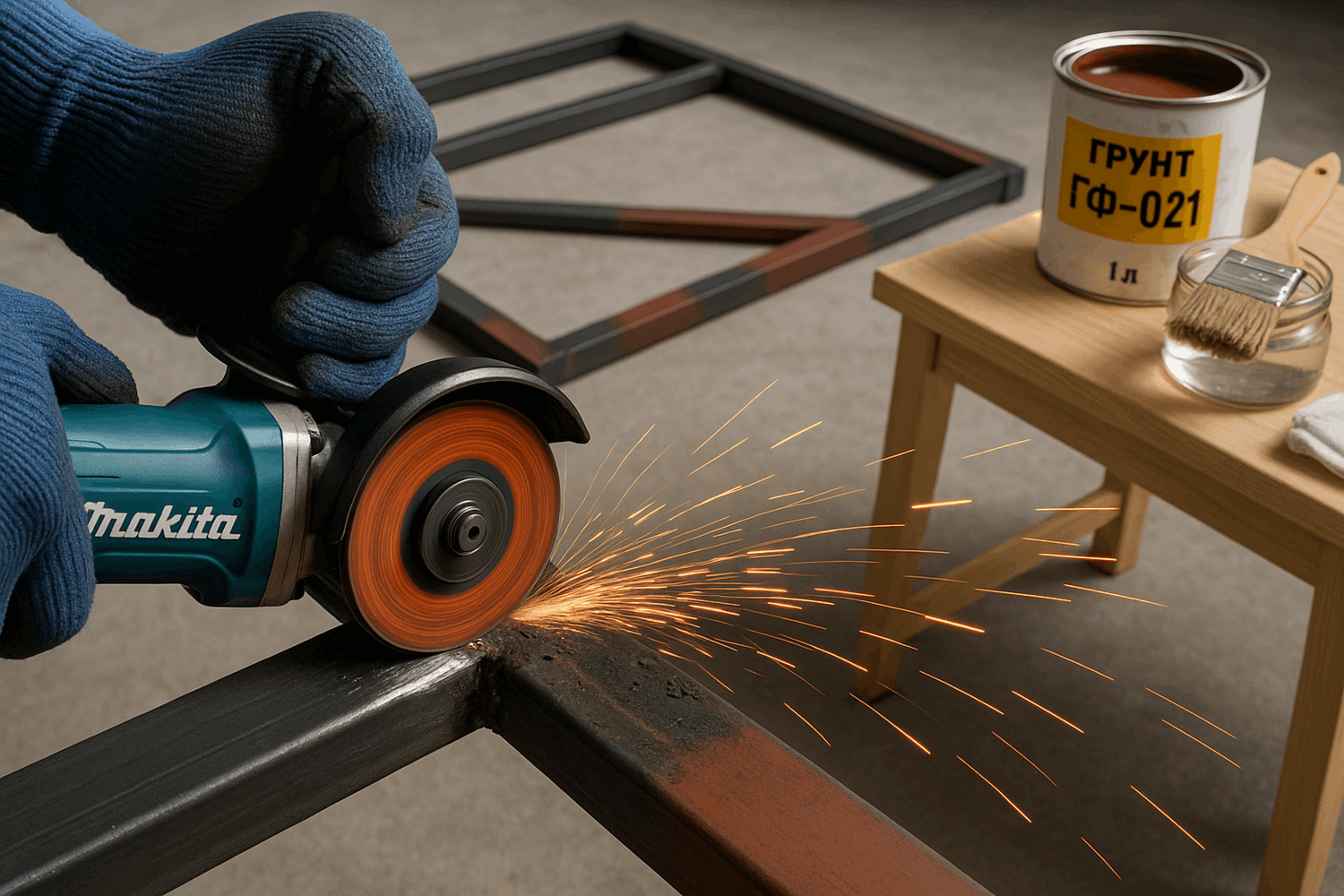  Шаг 4. Зачистка швов и антикоррозийная обработка