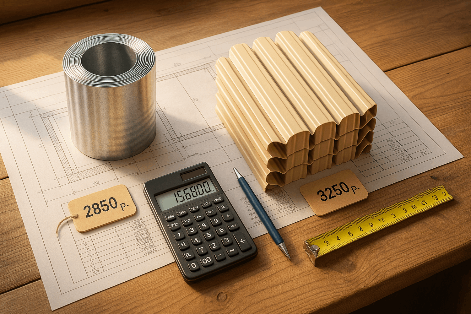  Стоимость материала — чистые цифры