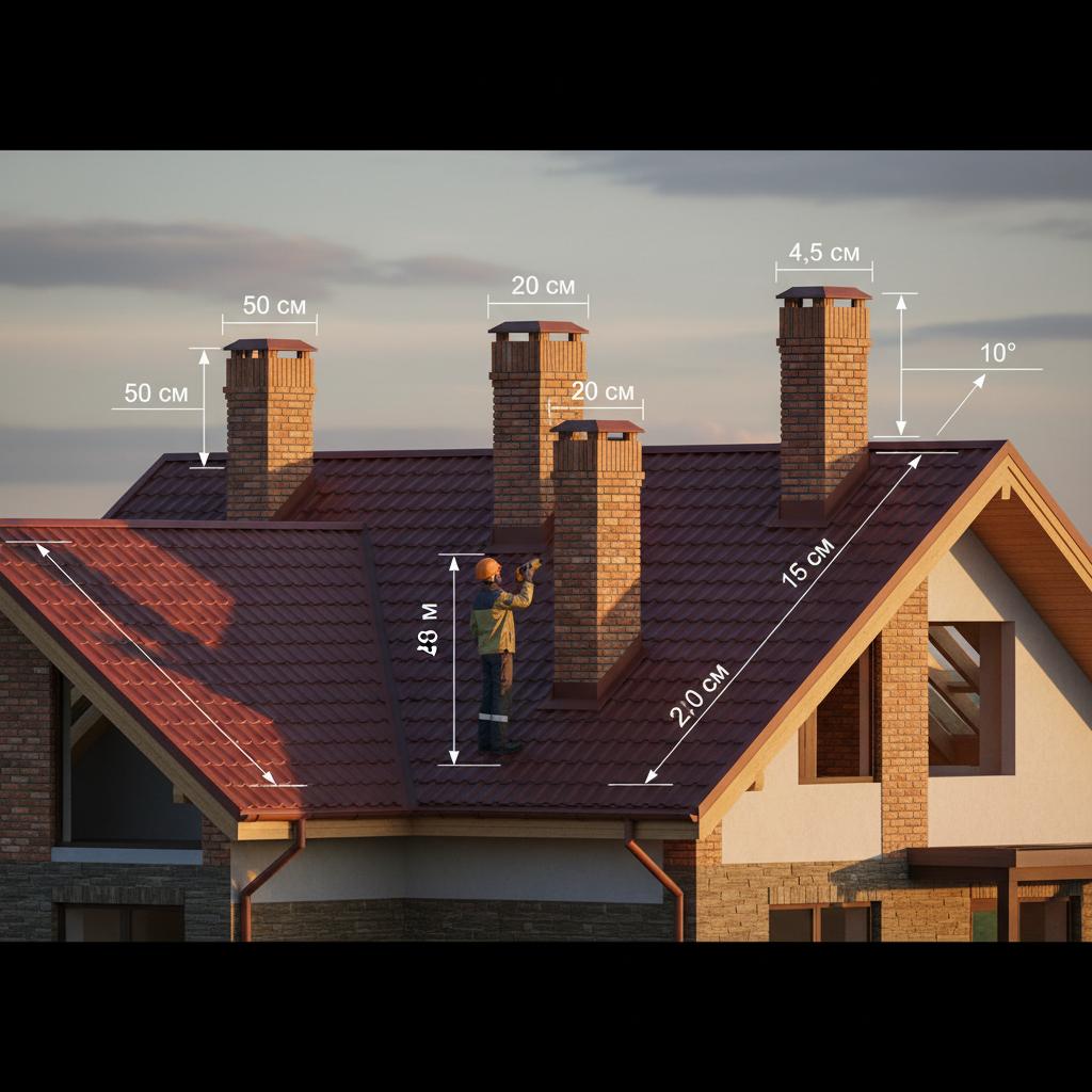  Расчёт высоты дымохода