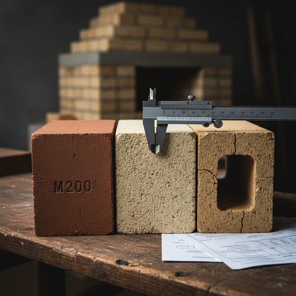 Выбор кирпича для дымохода