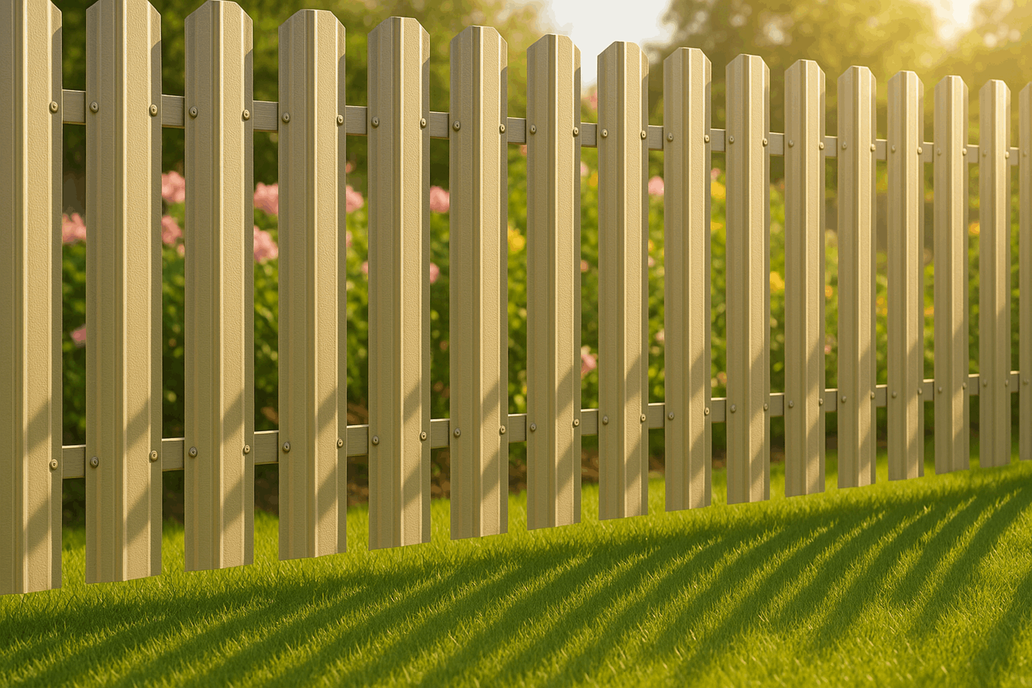  Евроштакетник (металлический штакетник) — элегантность и воздух