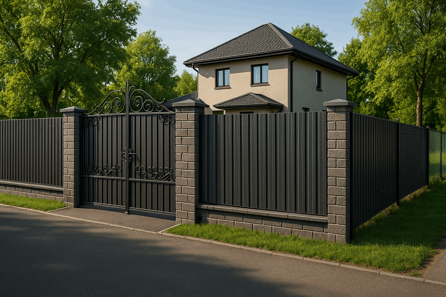  Забор со стороны улицы: здесь вы вольны (почти)