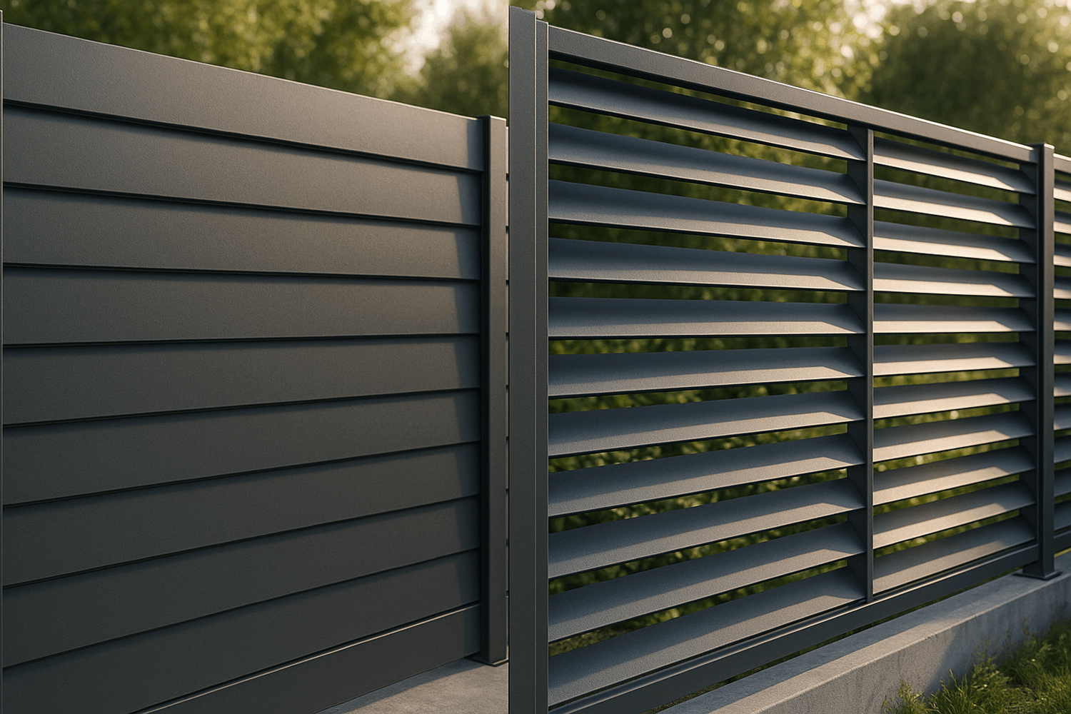  Забор-жалюзи: технологичная приватность за 8800 рублей