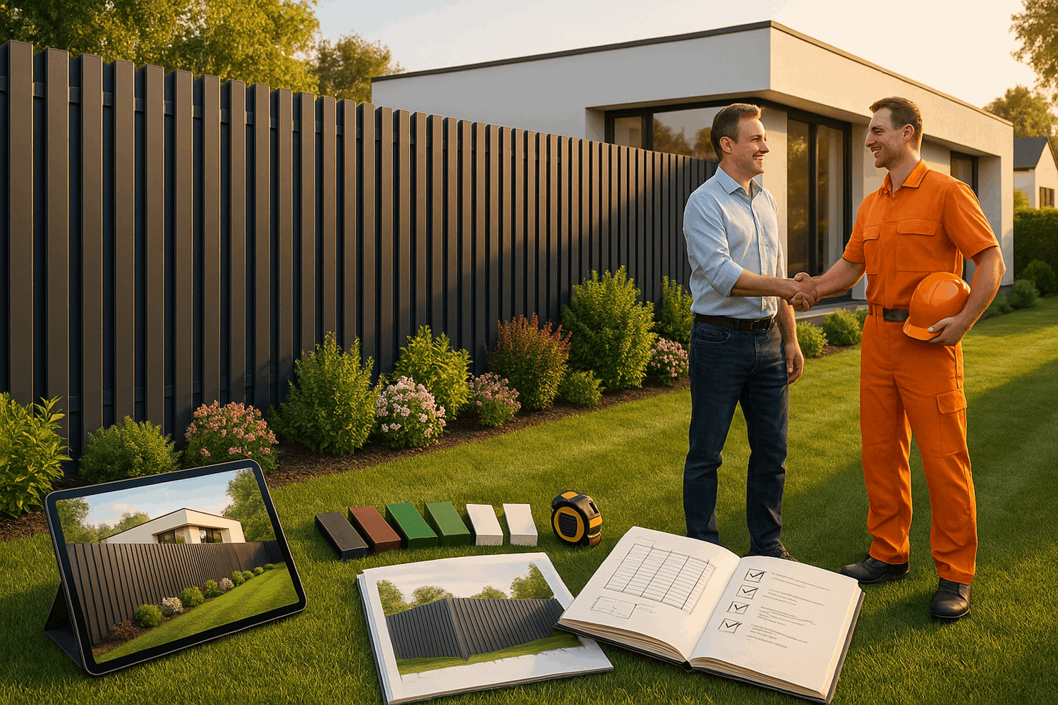 Как выбрать идеальный металлический забор: пошаговая инструкция