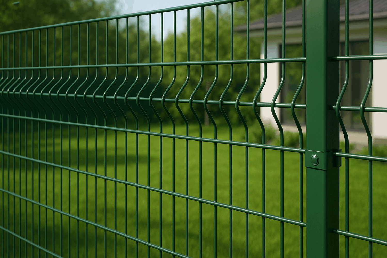  Металлические секционные заборы (сварные, 3D-сетка)