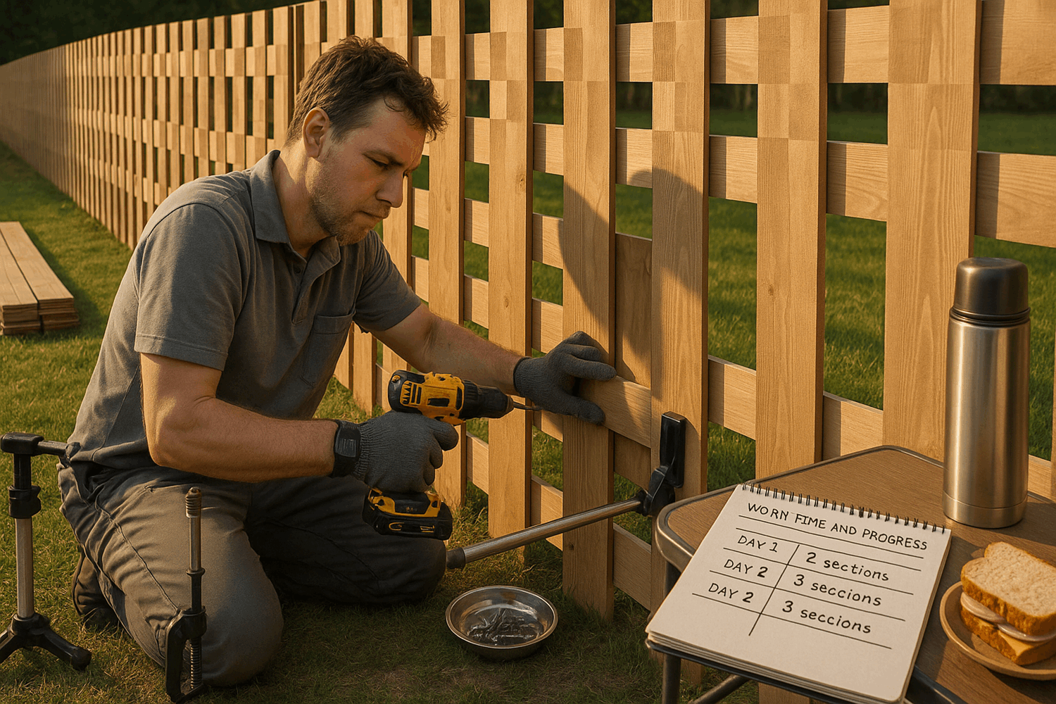 Сколько времени занимает монтаж шахматки и можно ли справиться одному