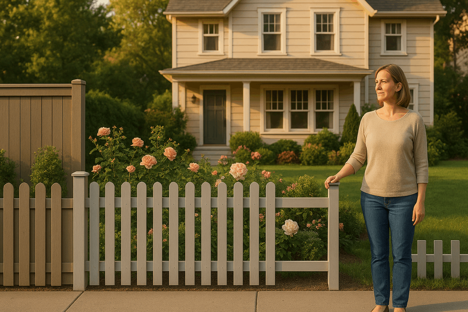 Какой высоты должно быть ограждение палисадника