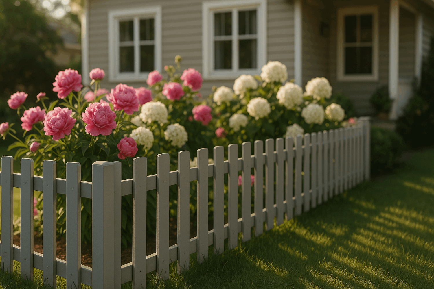 Что такое палисадник из штакетника и почему это лучший выбор