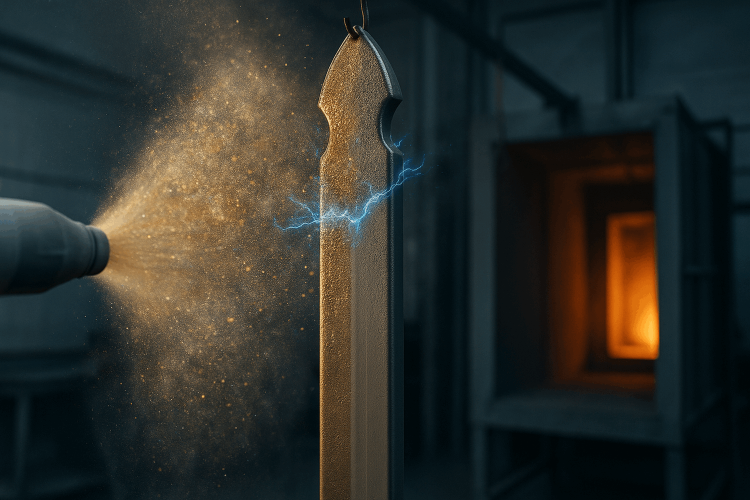  Порошковое покрытие (сухое нанесение)