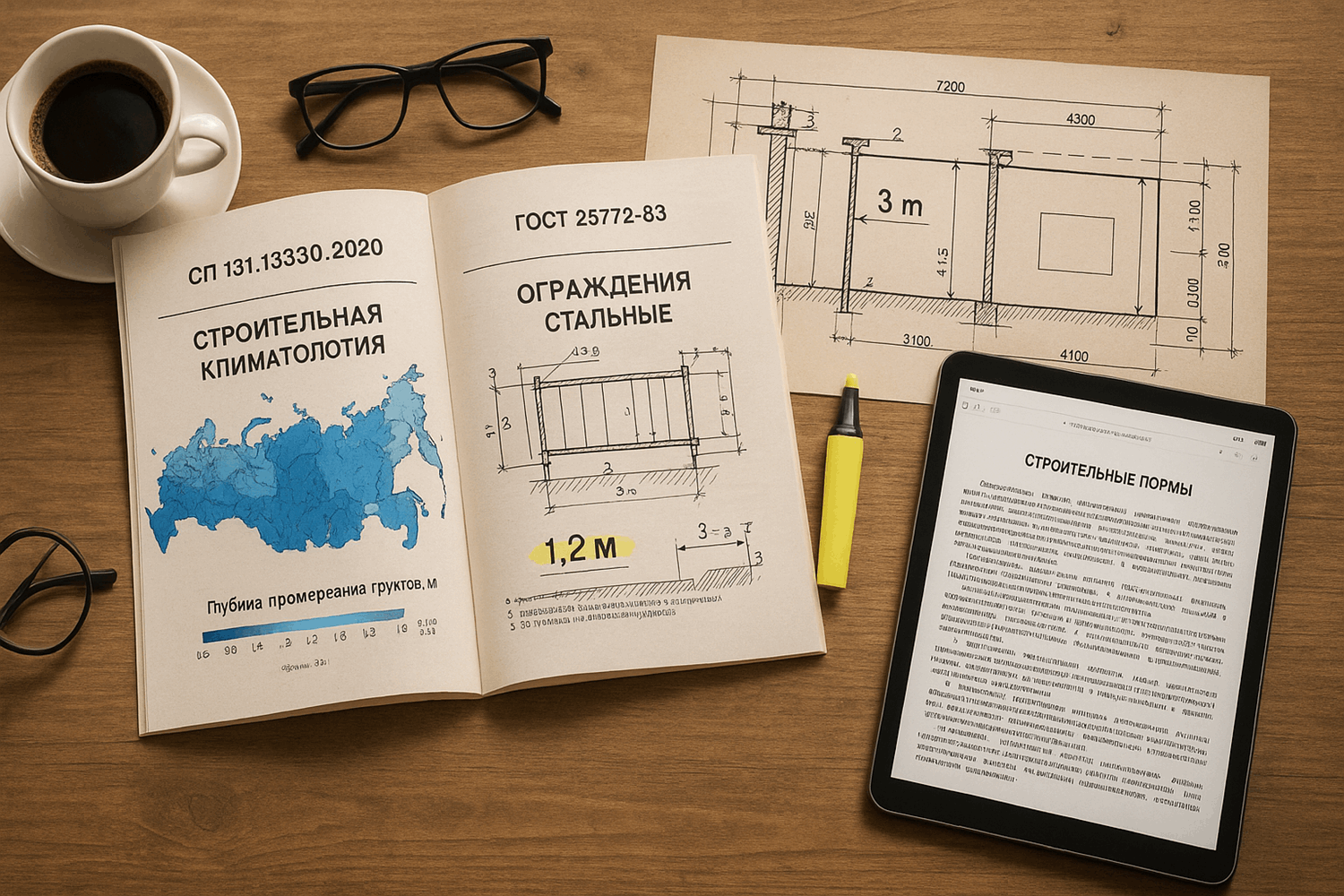 Нормативы и ГОСТы (справочная информация)