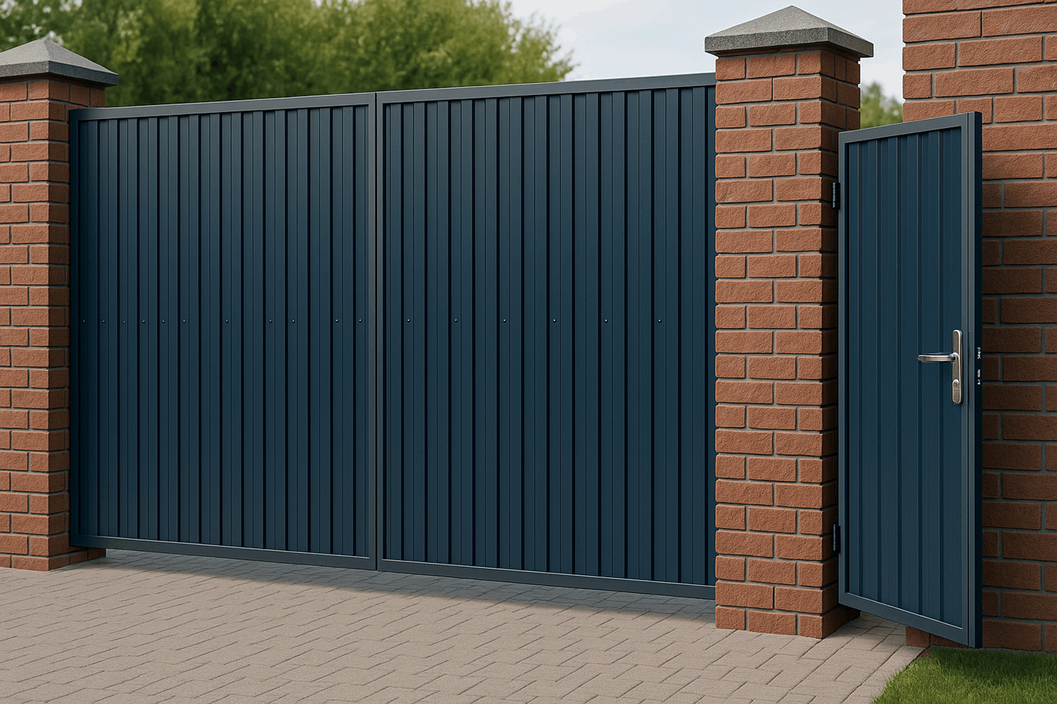  Отдельная калитка рядом с воротами: плюсы и минусы