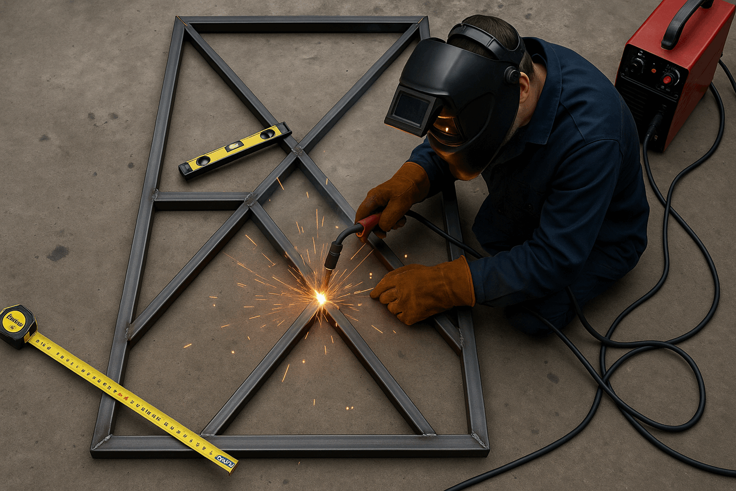  Шаг 3. Усиление каркаса ребрами жесткости