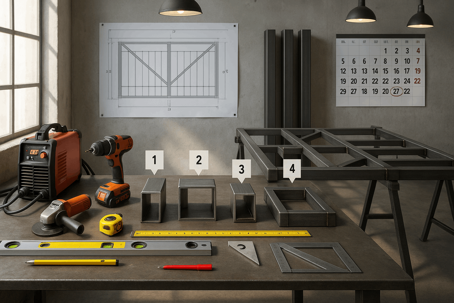 Пошаговая инструкция: от чертежа к готовым воротам