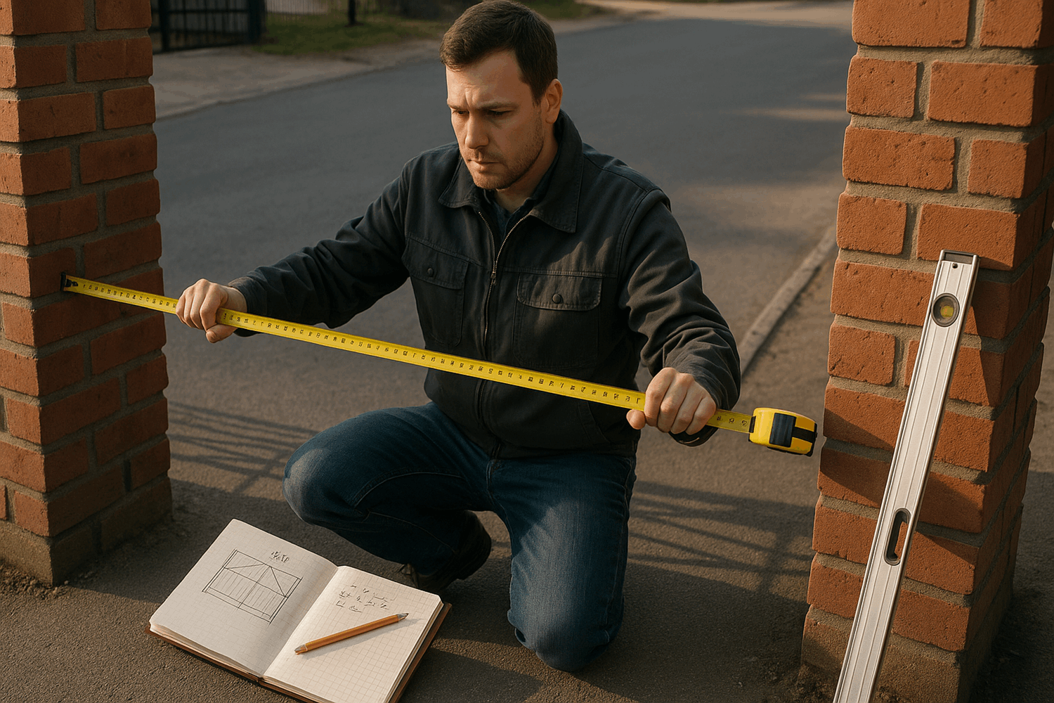 Замеры и расчеты: с чего начинается чертеж распашных ворот