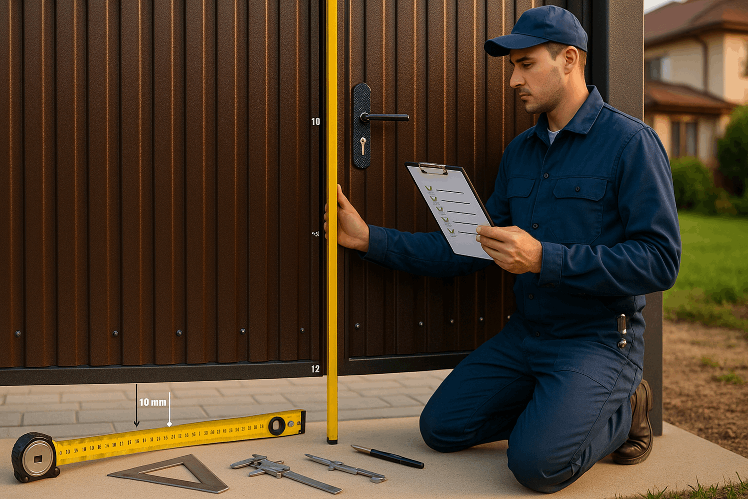 Итоговый чек-лист: проверьте ворота перед эксплуатацией