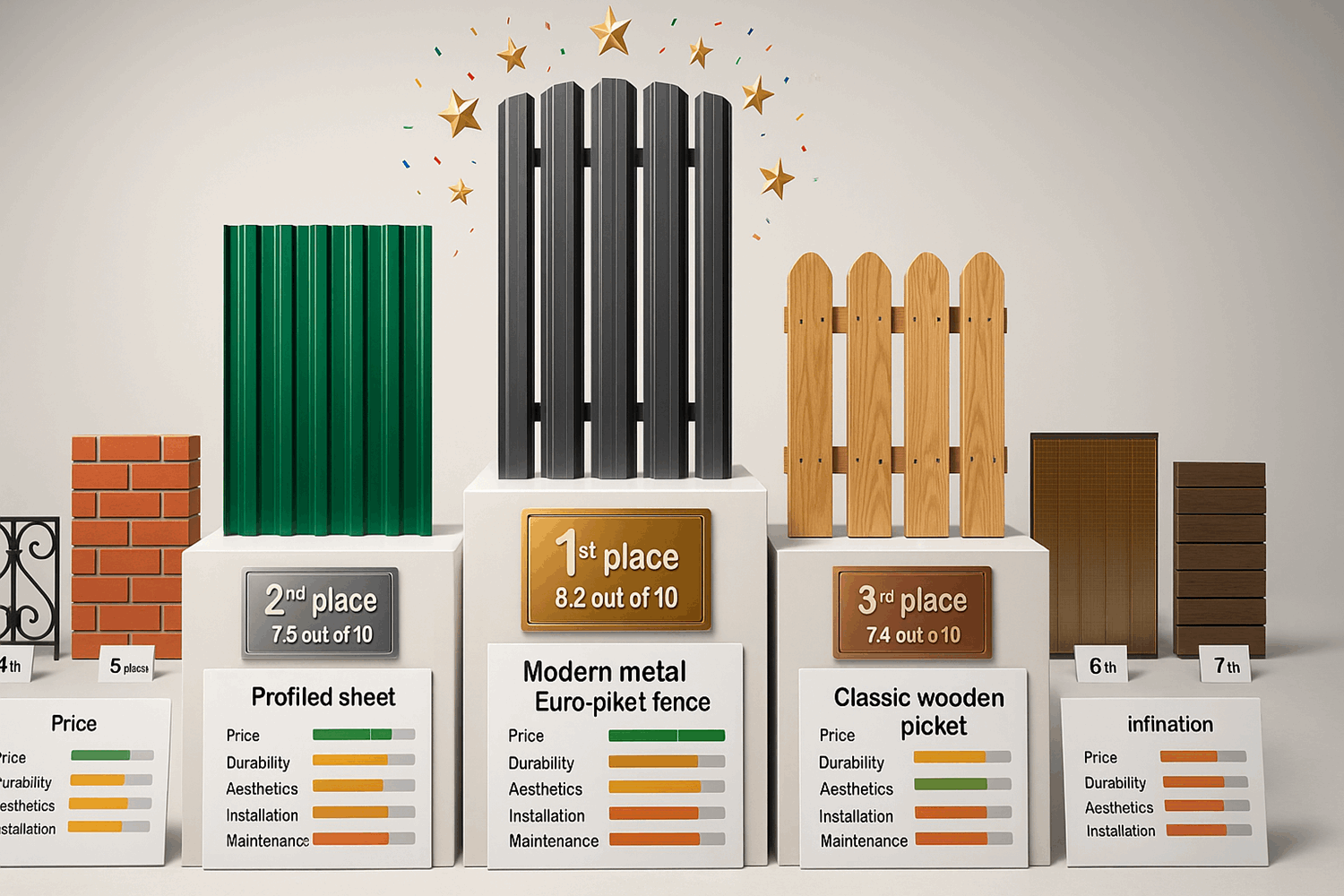  Рейтинг материалов для пролётов