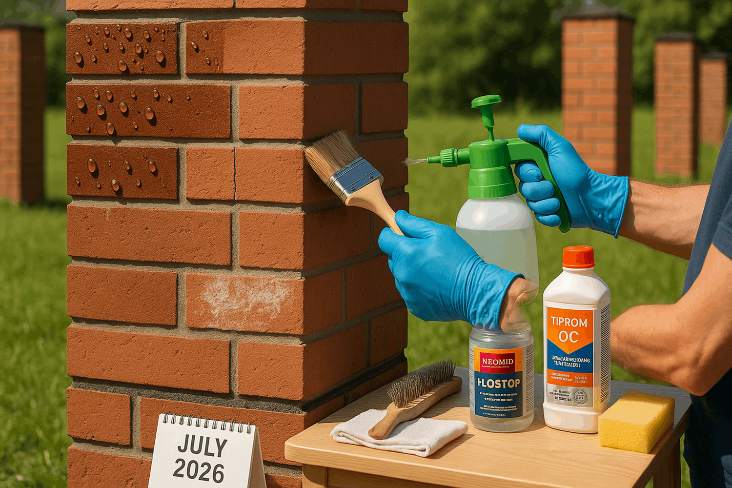 Уход за кирпичными столбами: как сохранить их на 50+ лет