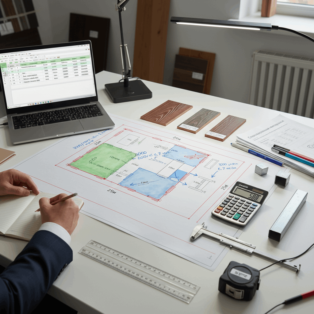  Шаг 4. Рассчитайте количество материала