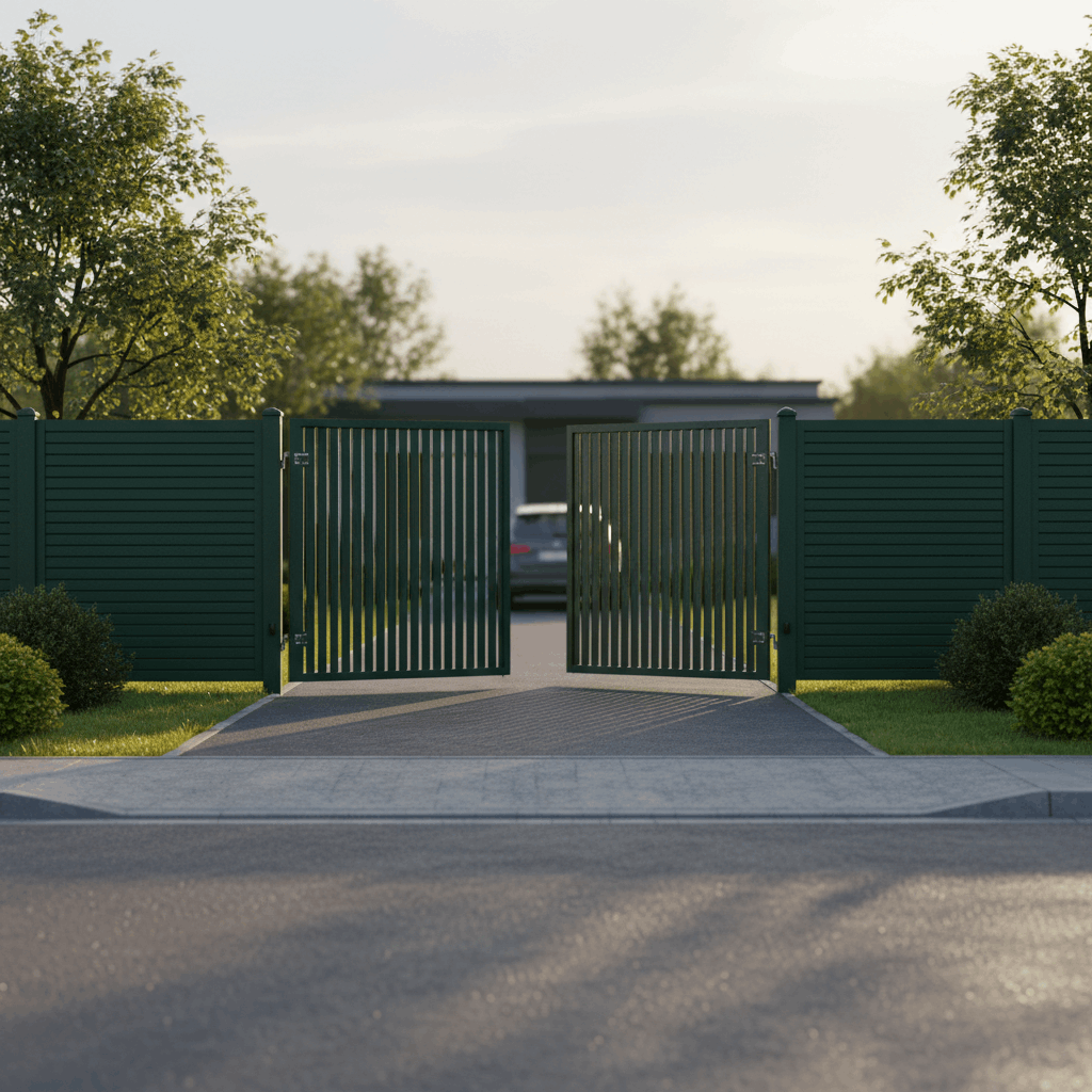 Что такое ворота из евроштакетника и почему они популярны