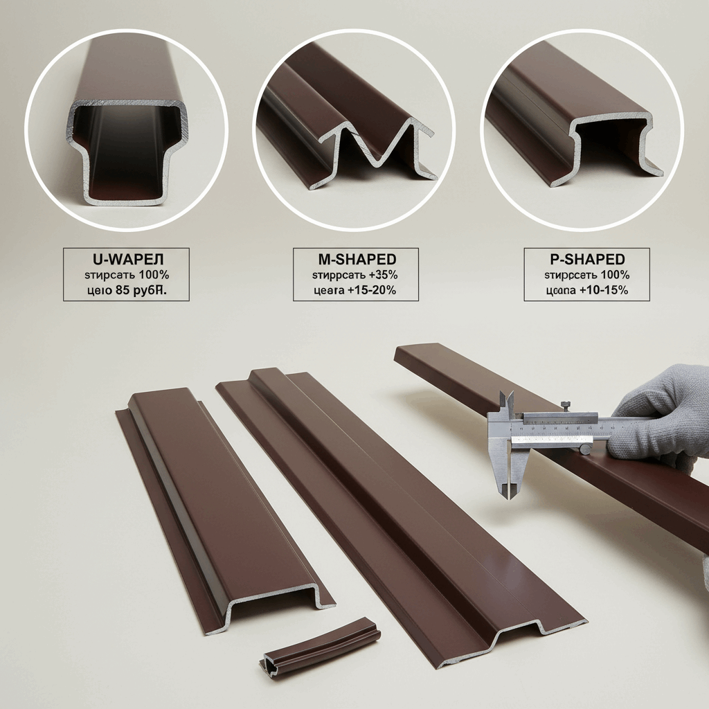  По форме профиля