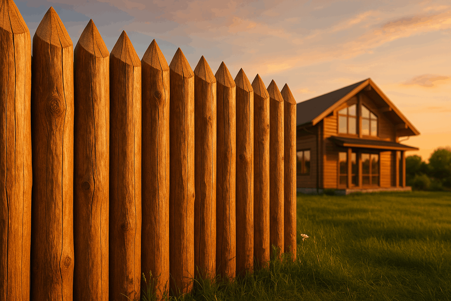 Что такое забор-частокол и почему он снова в моде