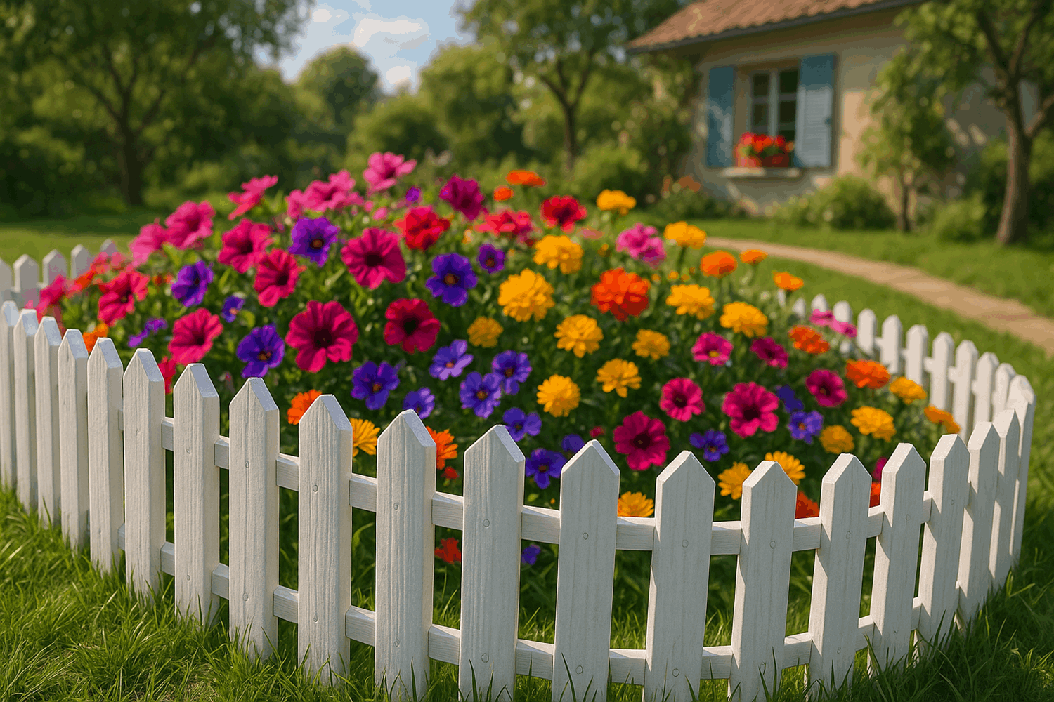  Декоративный частокол (низкий)