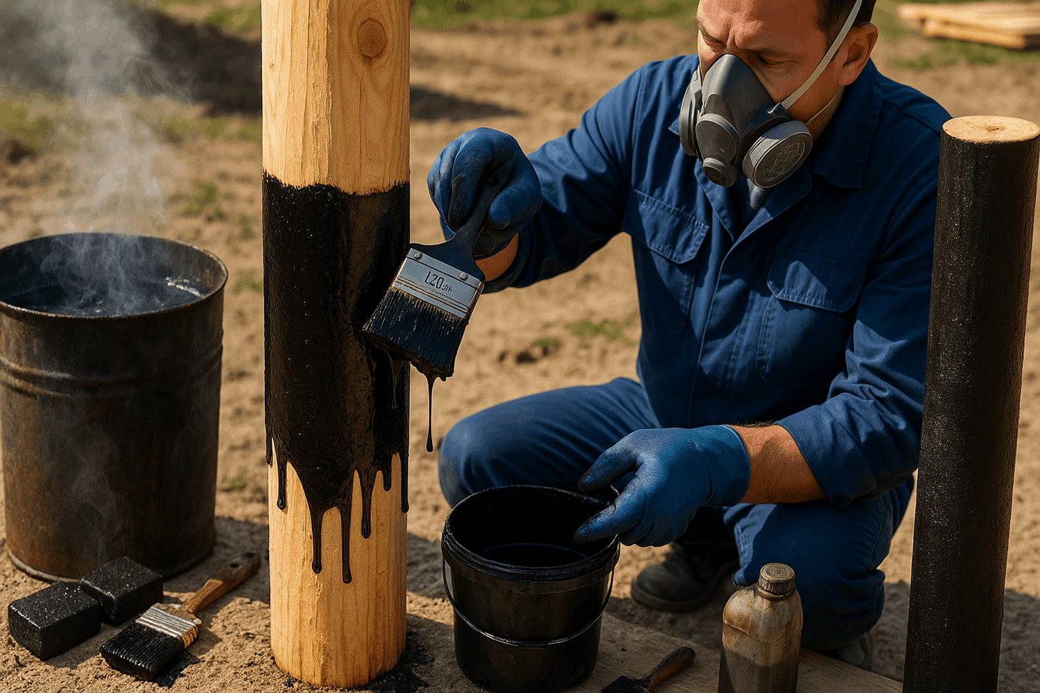  Обработка от гниения и влаги