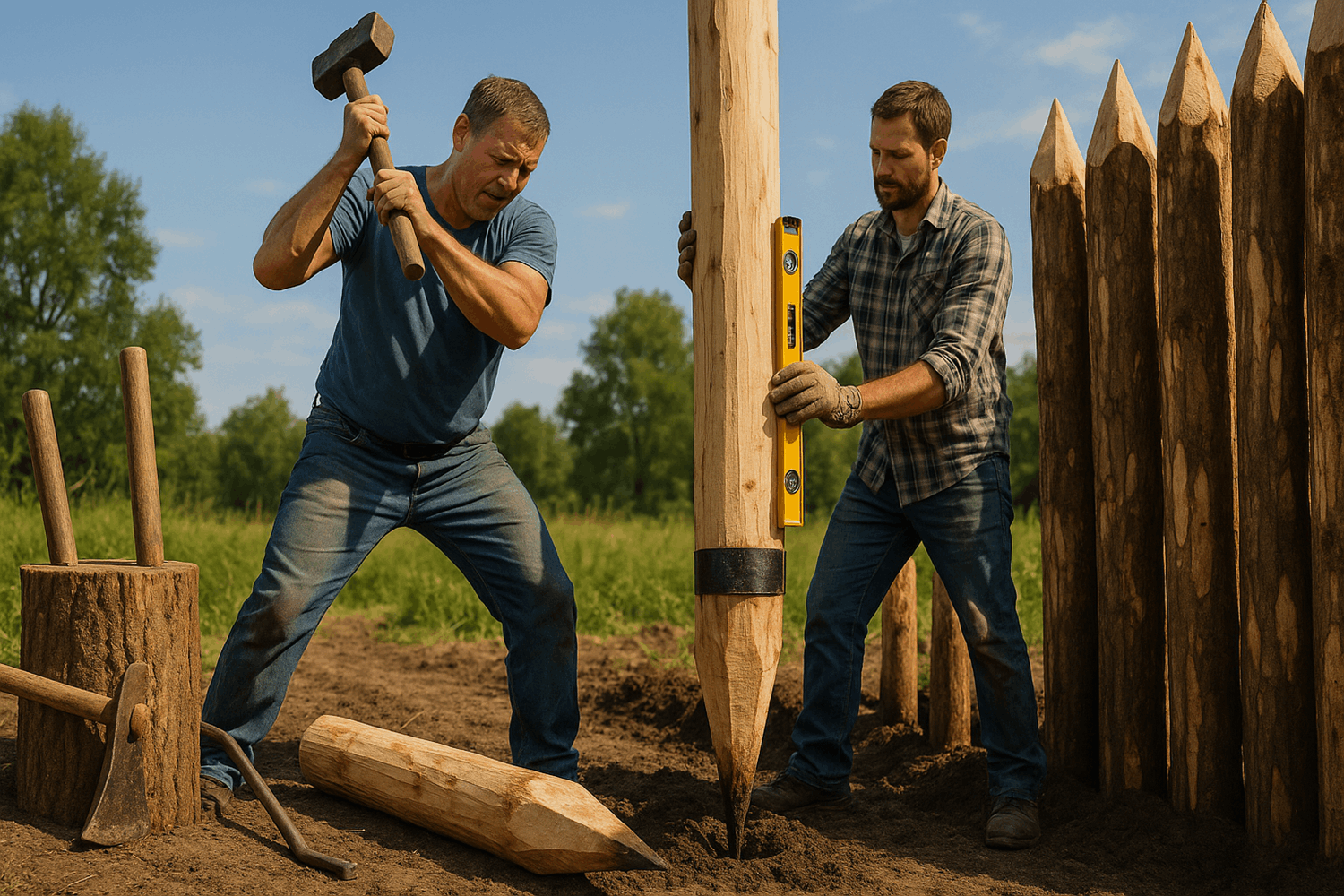  Традиционный метод (без фундамента)