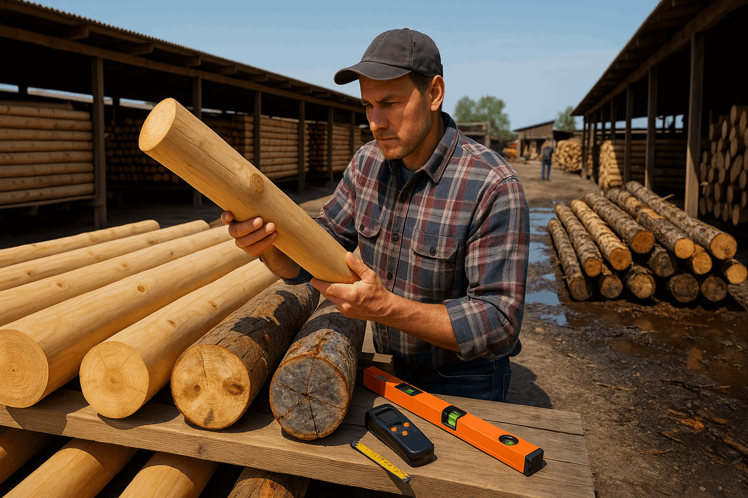 Выбираем правильную древесину для частокола
