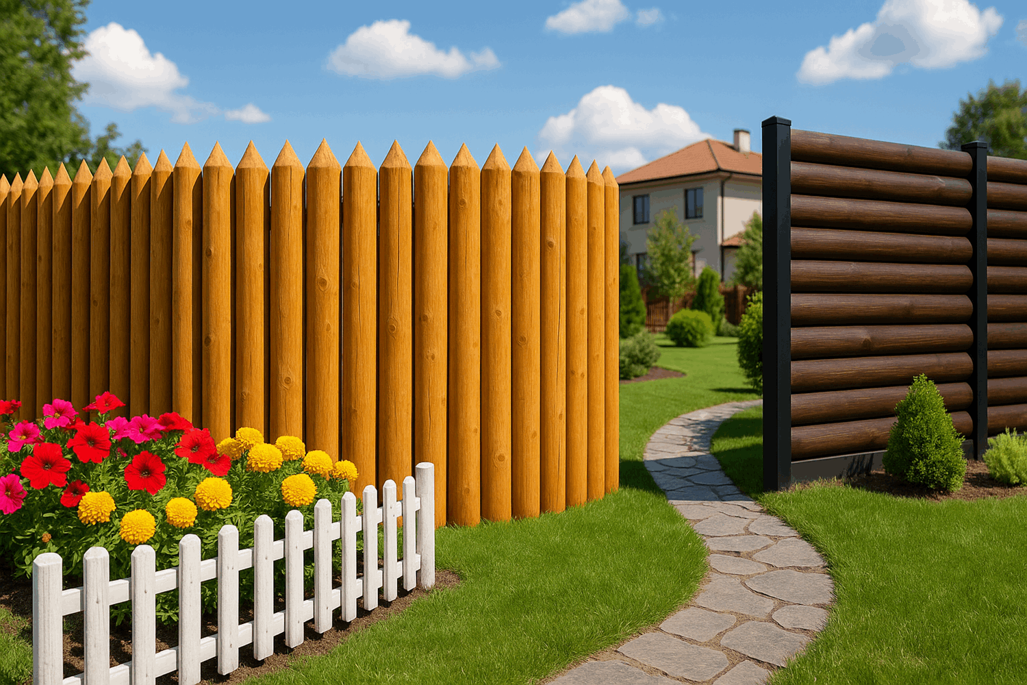 Виды частоколов: найдите свой вариант