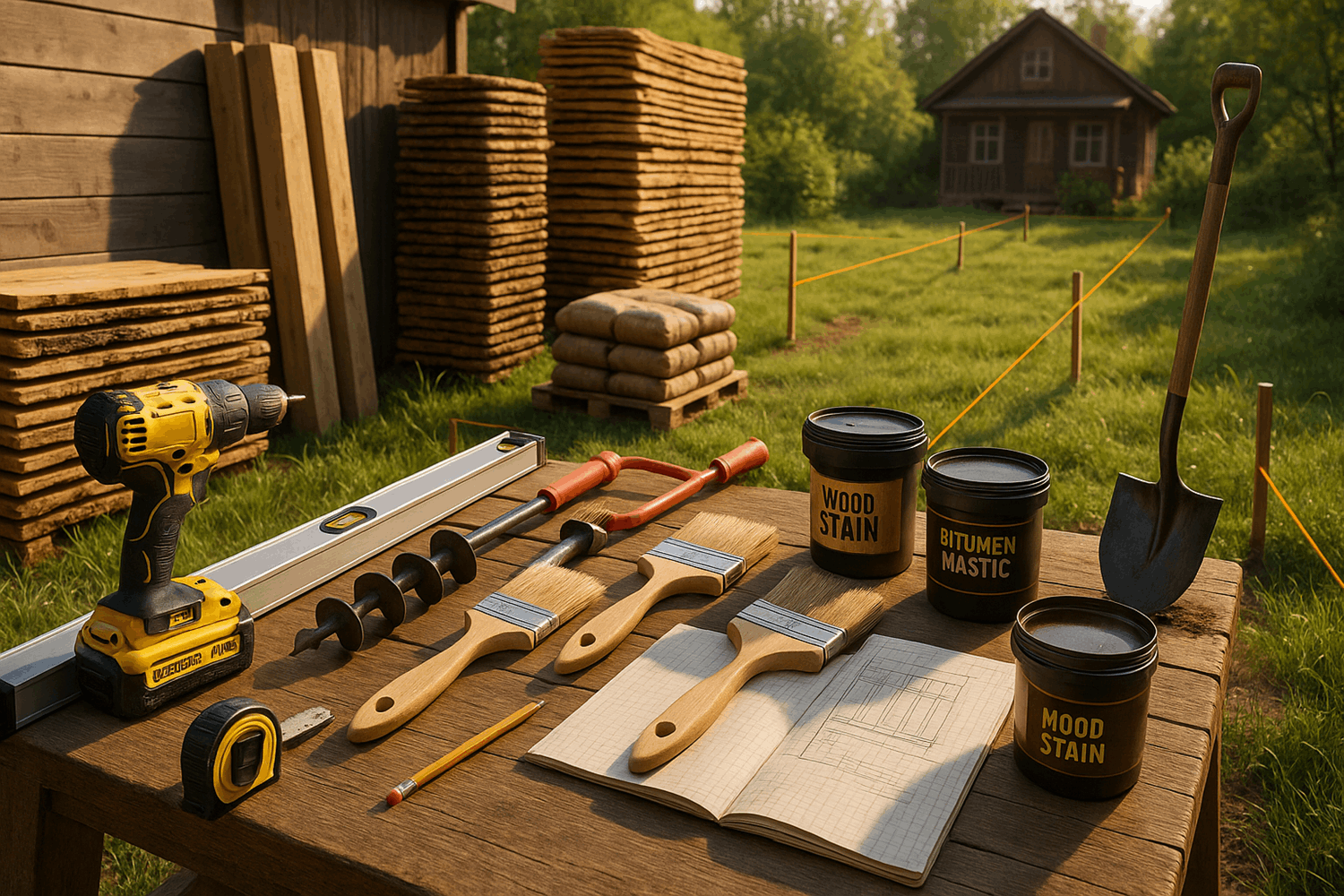 Пошаговая инструкция: ставим забор из горбыля за выходные