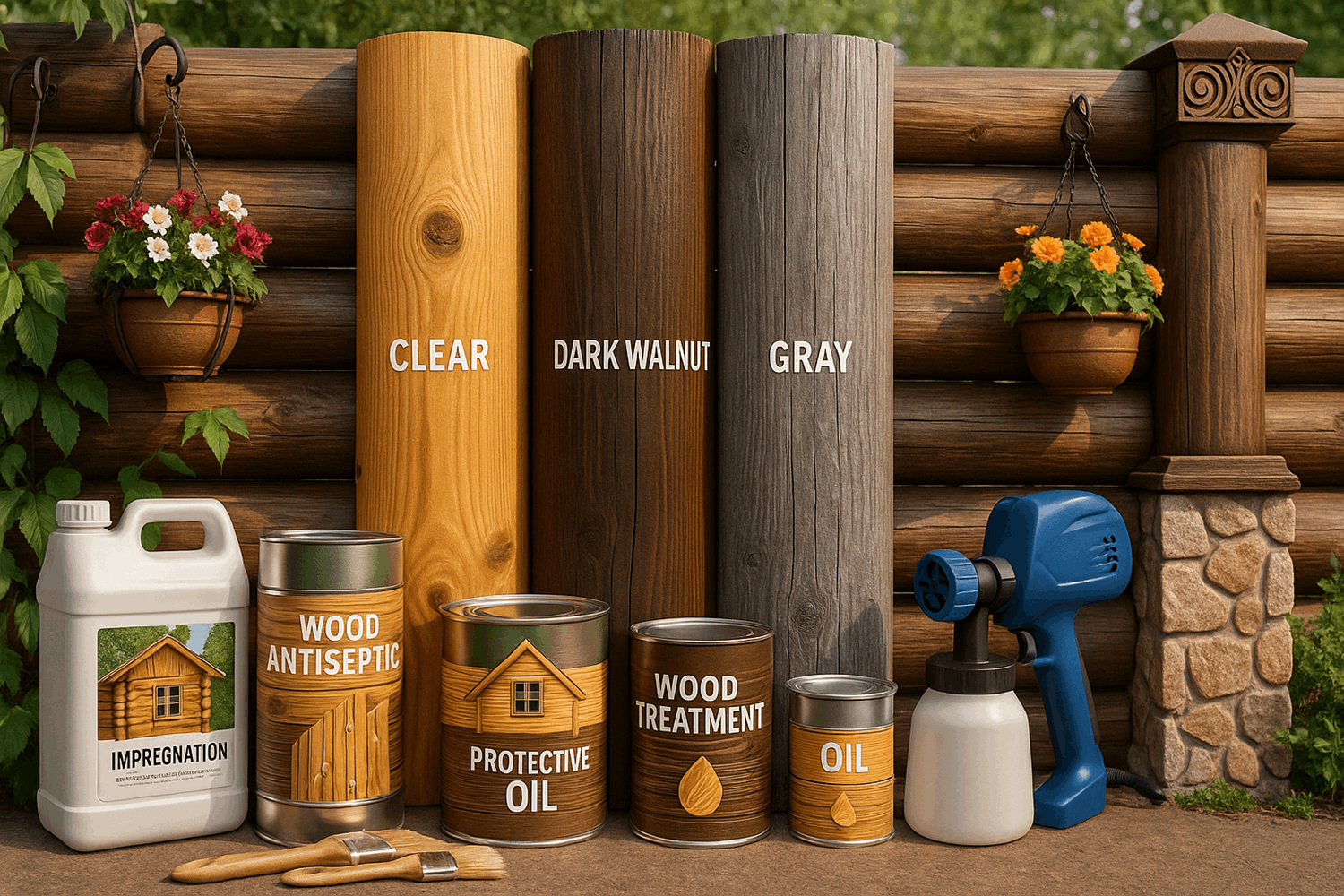 Защита, обработка и декорирование забора