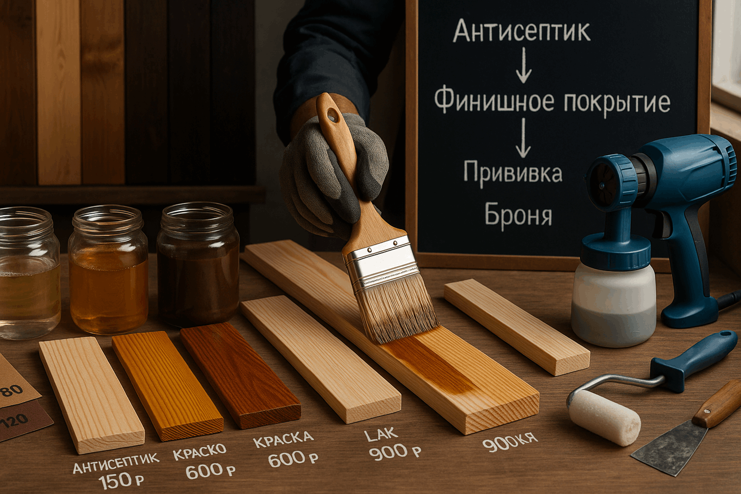  Чем и как обрабатывать дерево