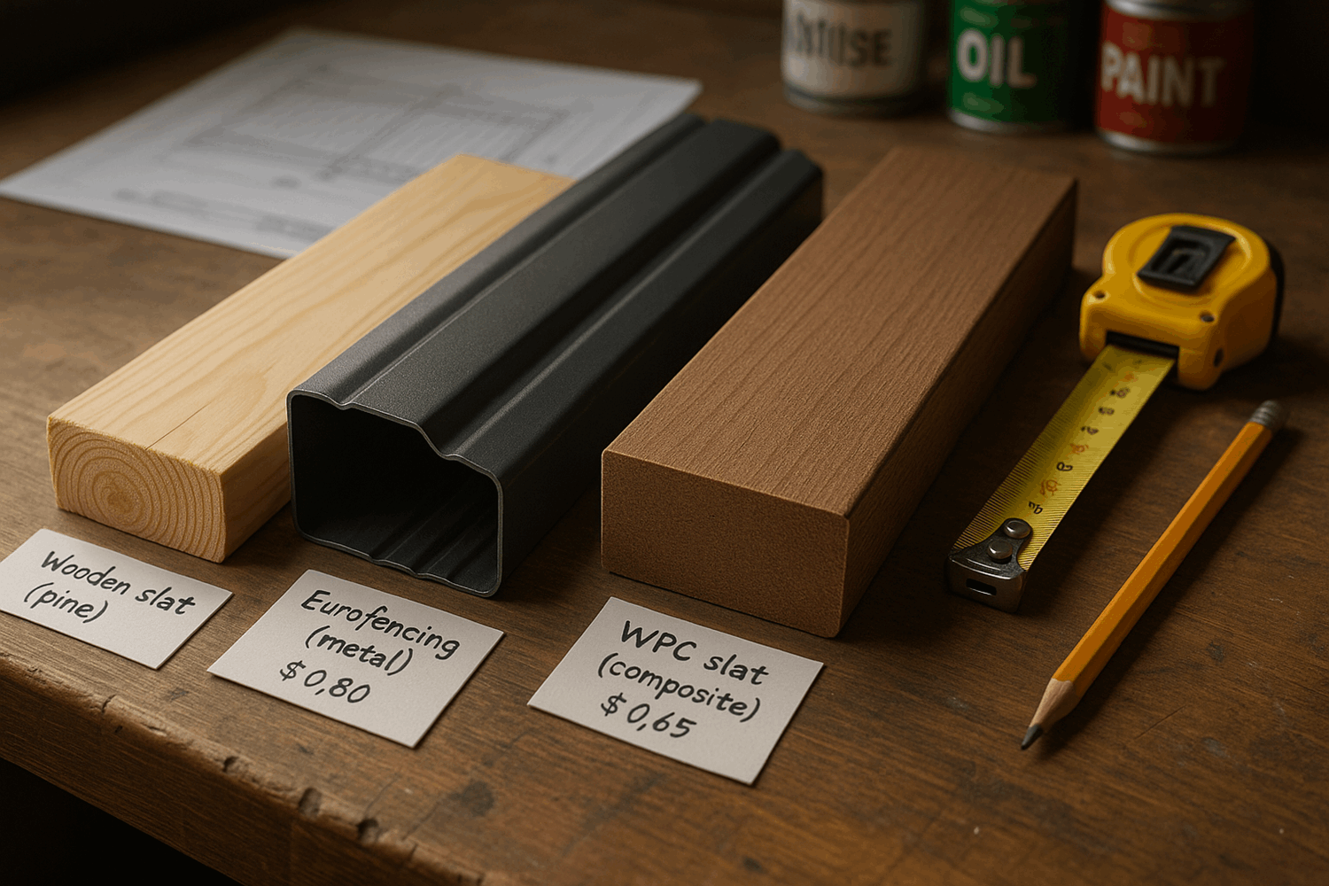 Из чего делают рейки: выбор материала