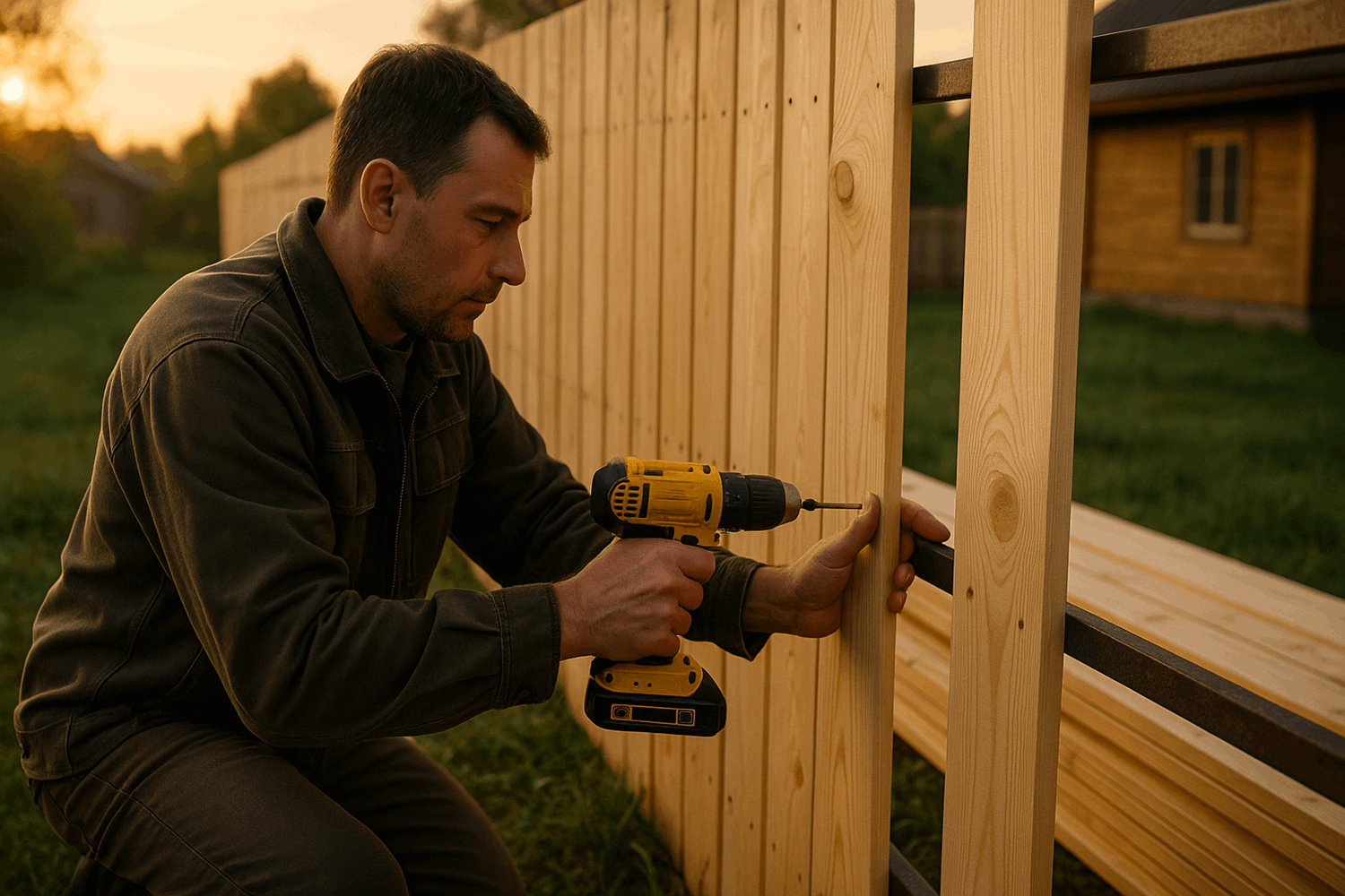 Почему именно вертикальный забор из обрезной доски? (3 причины от экспертов)