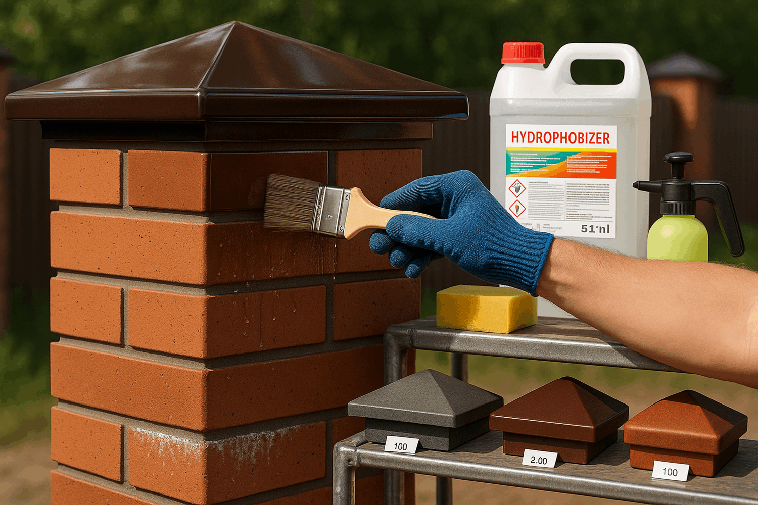  Финишная отделка: колпаки и защита