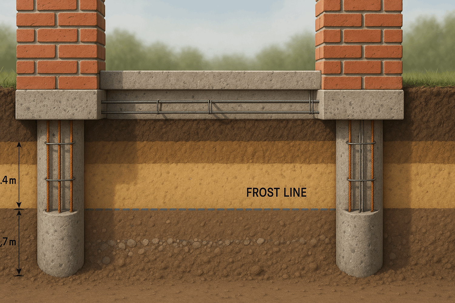  Свайно-ленточный: золотая середина