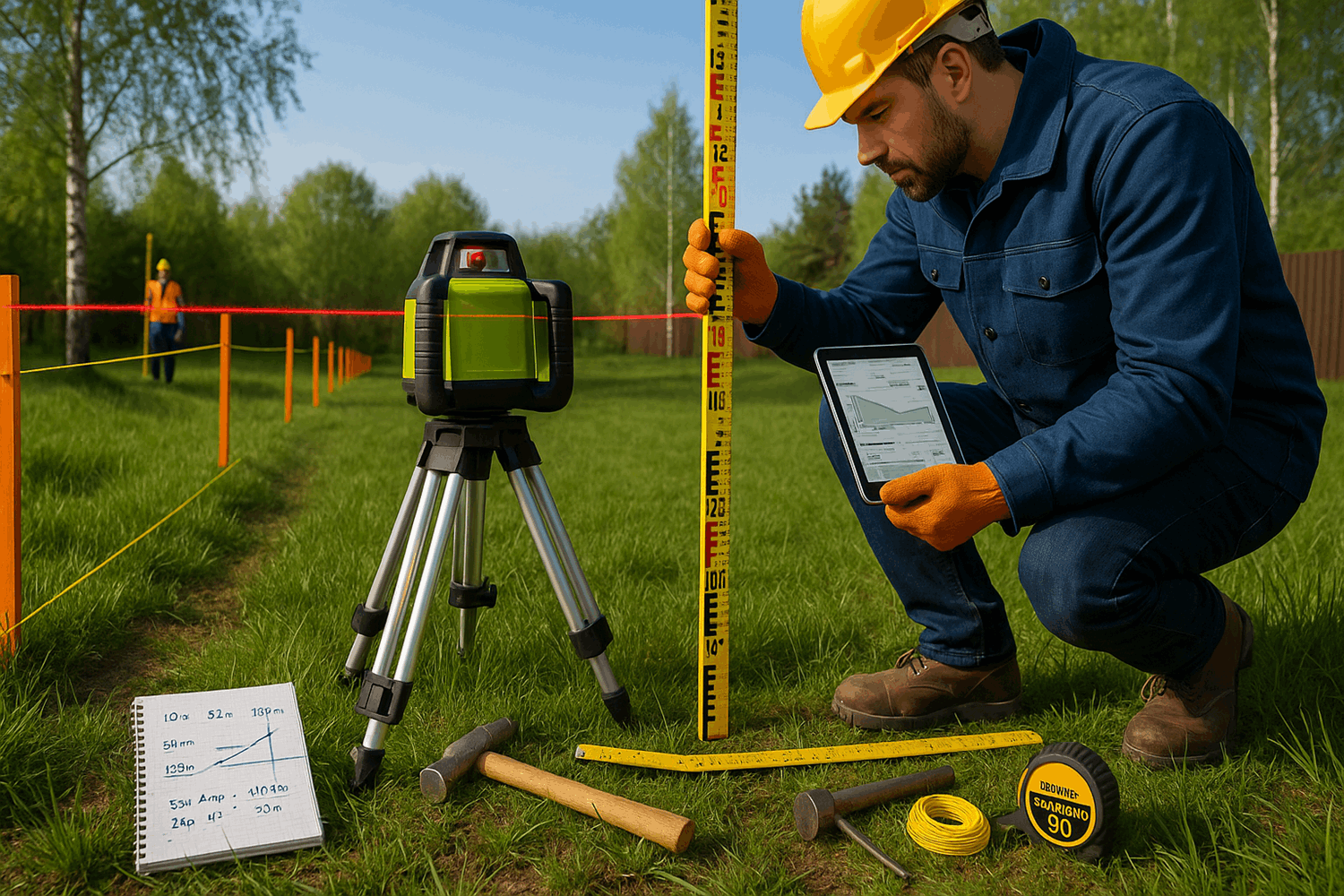  Как точно замерить уклон участка